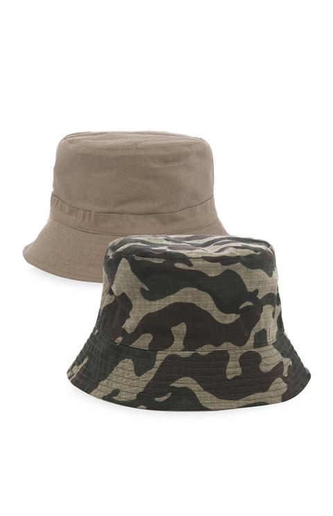 Gorro Pescador Reversible De Camuflaje