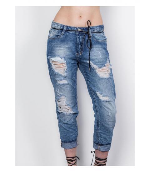 Jeans Boyfriend Desgastado