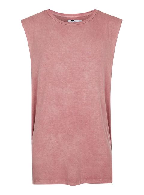 Burgundy Drapey Tank Vest