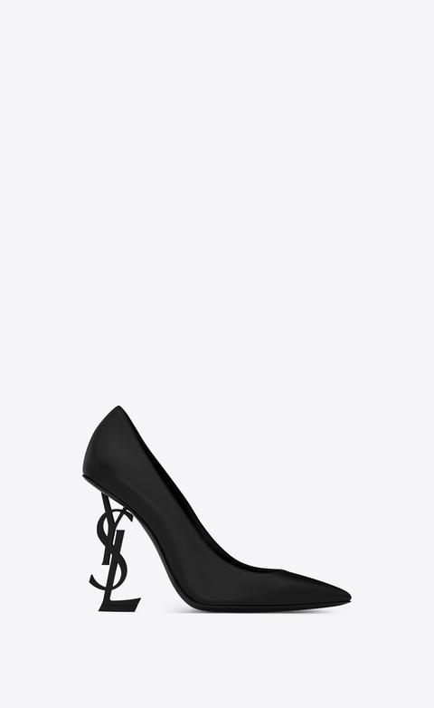 Opyum Pumps In Leather With Black Heel