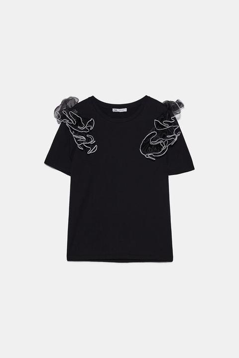 camiseta volantes
