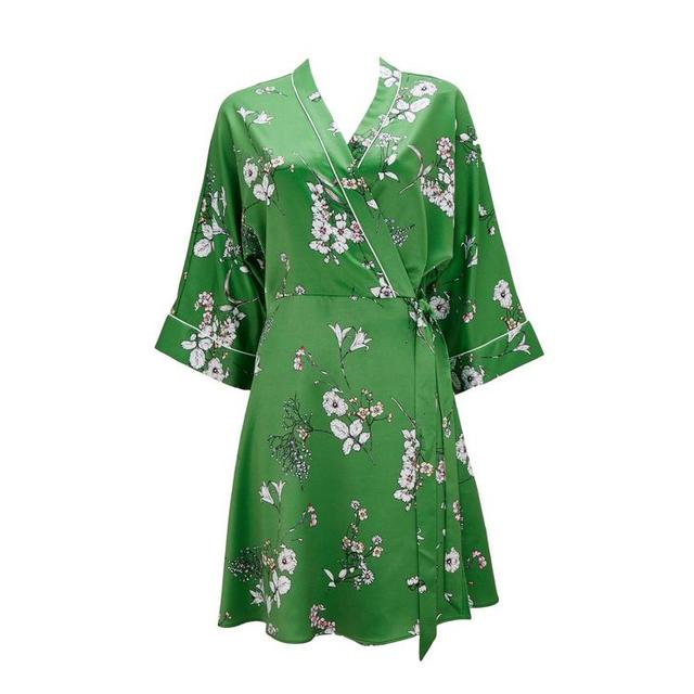 wallis green wrap dress