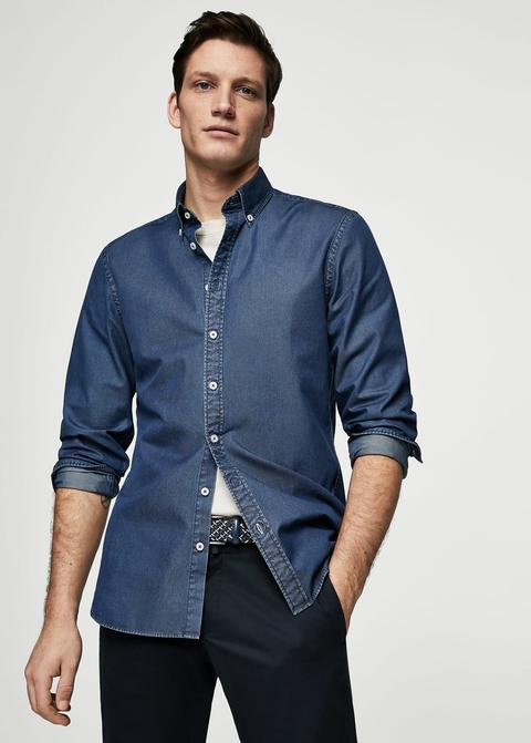 Camisa Slim-fit Denim