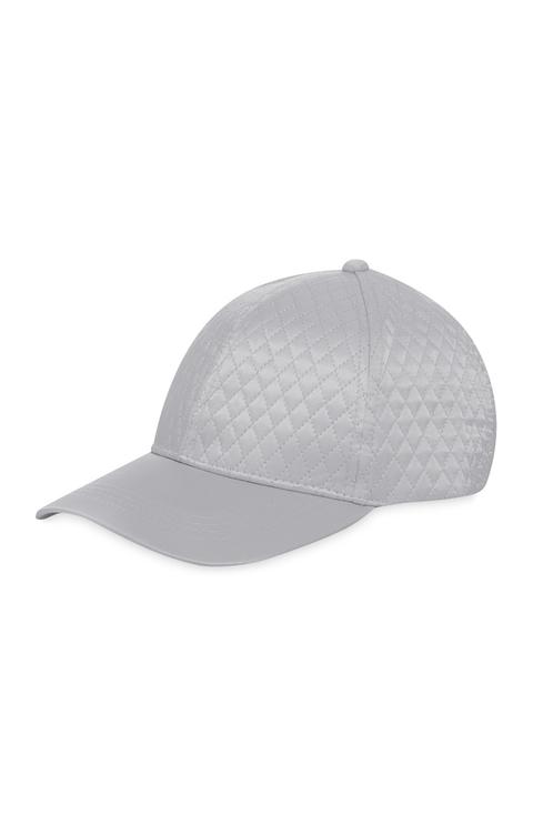 Gorra De Satén Guateada Gris