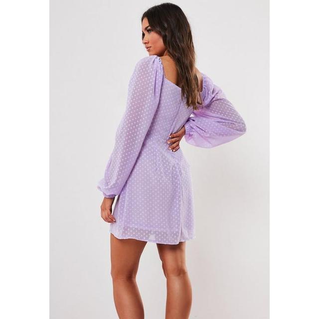 lilac milkmaid dress