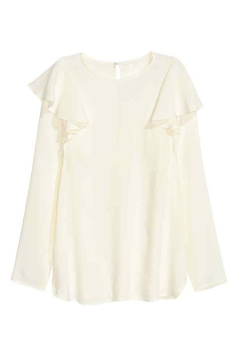 Blusa Con Volantes