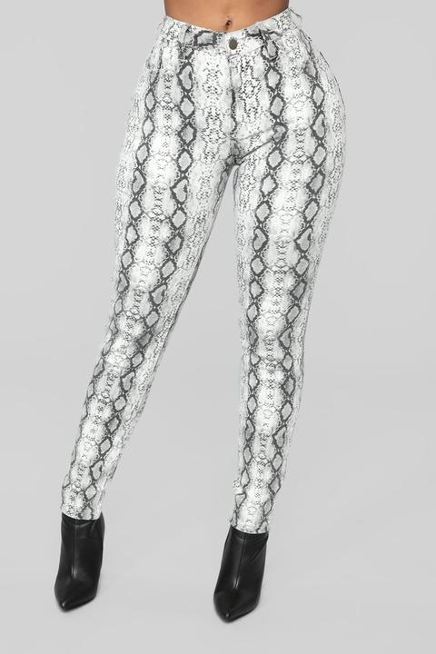 Forbidden Love High Rise Skinny Jeans - White