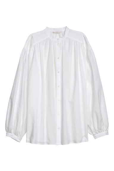 H & M - Camicia Ampia - Bianco