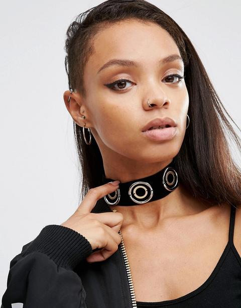 Gargantilla De Terciopelo Con Círculos De Asos