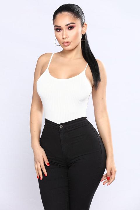 Shannon Basic Bodysuit - Ivory