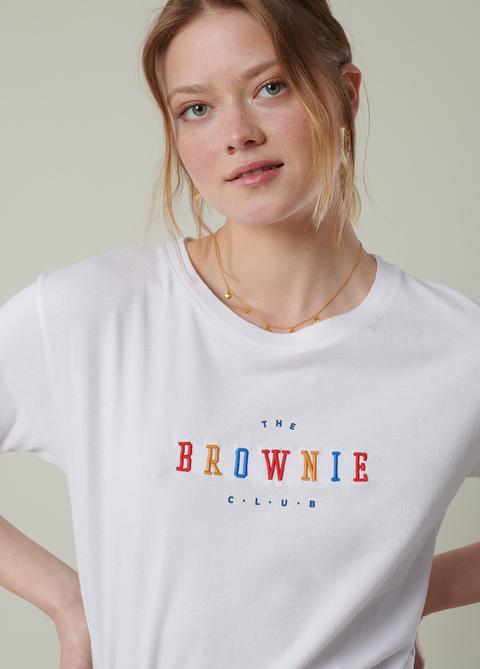 Camiseta Colours Brownie Bordado