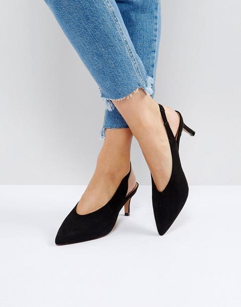 Asos - Swift - Scarpe Con Tacchetti A Spillo E Cinturino Posteriore - Nero