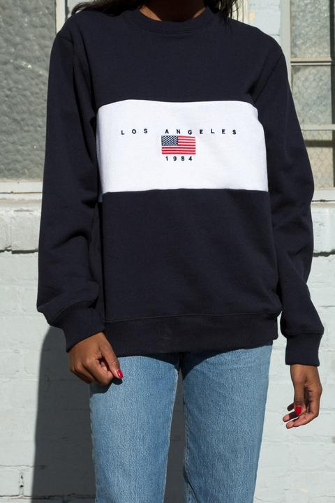 brandy melville la sweatshirt