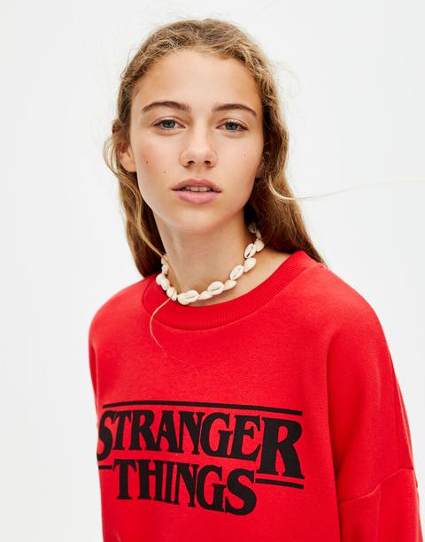 Sudadera Netflix Stranger Things Logo Pecho