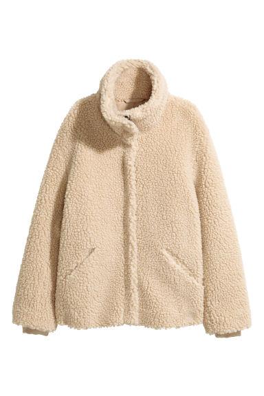 H & M - Pile Jacket - Beige