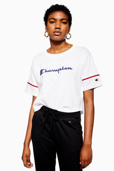 champion t shirt women's topshop