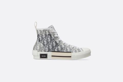 B23 Hoher Sneaker Aus Dior Oblique Funktionsstoff