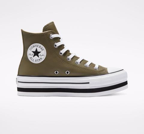 Converse Leather Eva Platform Chuck Taylor All Star High Top