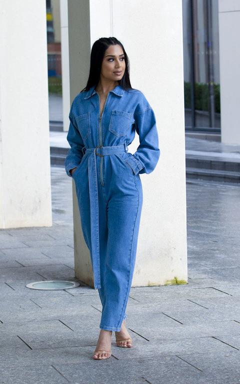Ikrush Womens Teegan Denim Jumpsuit Ikrush Womens Teegan Denim Jumpsuit