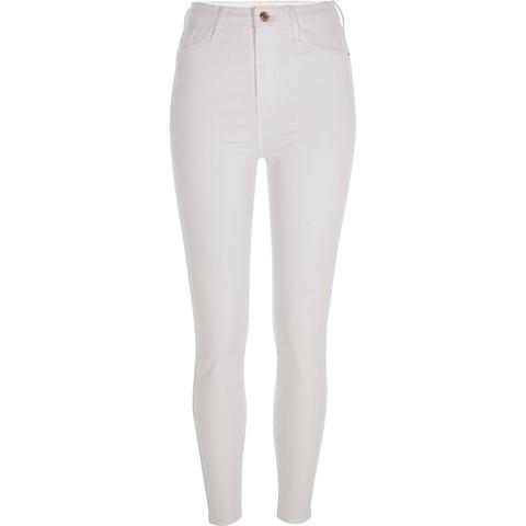 White Harper Super Skinny Jeans