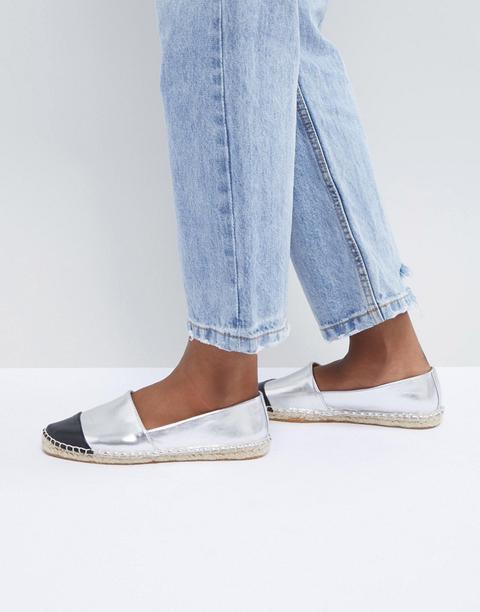 Asos Design - Jaslynn - Espadrilles - Argento