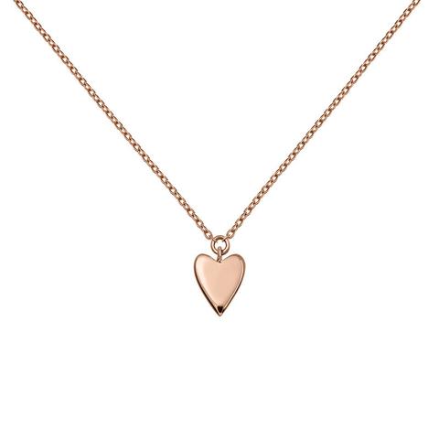 Colgante Corazón Oro Rosa 9 Kt