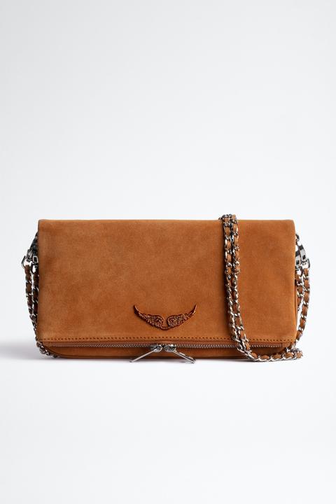 Bolso De Mano Rock Suede