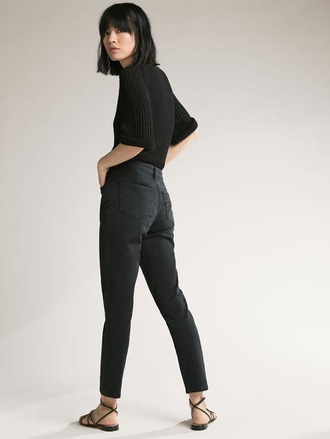 Pantaloni Jeans Neri Relaxed Fit