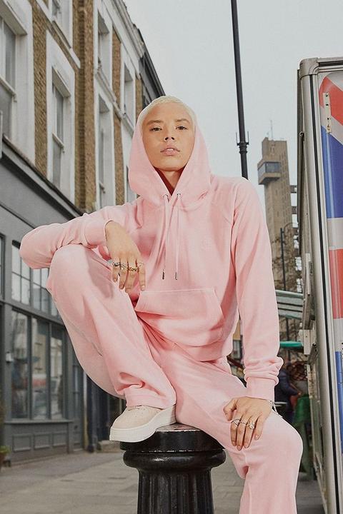 Juicy Couture Uo Exclusive Pink Hoodie - Pink Xs At Urban Outfitters