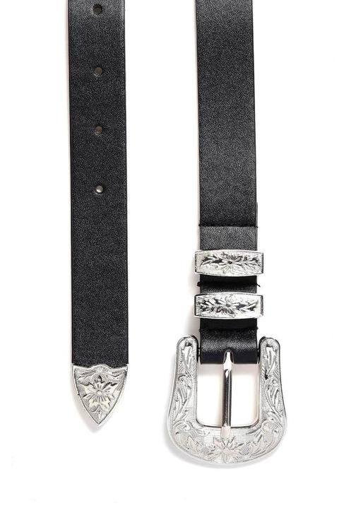 Black Single Western Belt