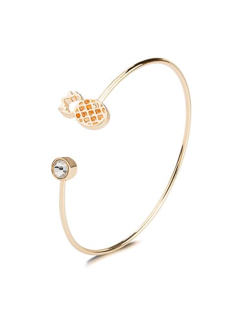 Bracciale Rigido Con Design A Forma Di Ananas