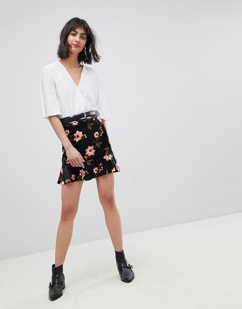 Vero Moda - Gonna Peplo A Fiori - Multicolore