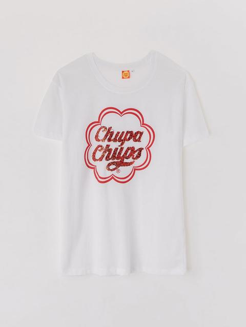 T-shirt Chupa Chups® Bianco Ottico