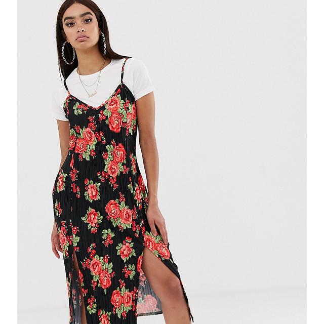 slip dress with side split