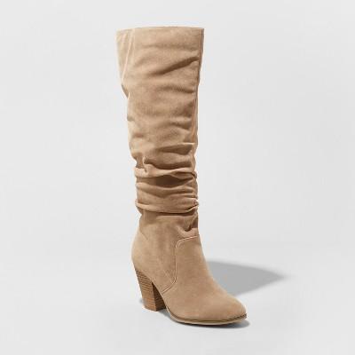 Women's Lanae Scrunch Boots - Universal Thread