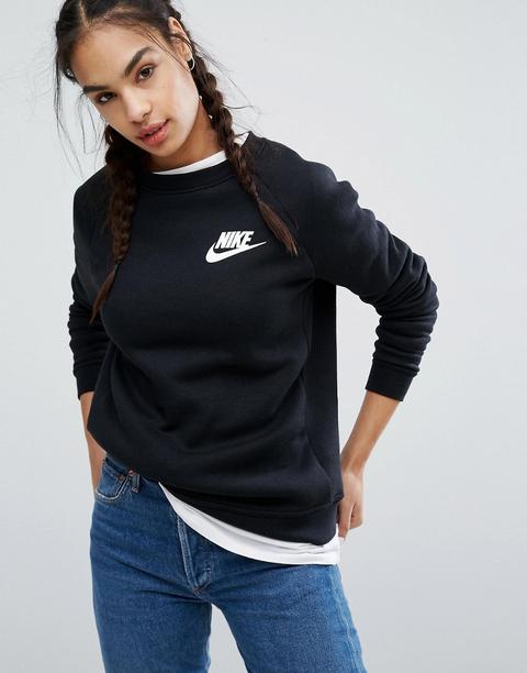 Sudadera Negra Con Logo Pequeño Futura Rally De Nike