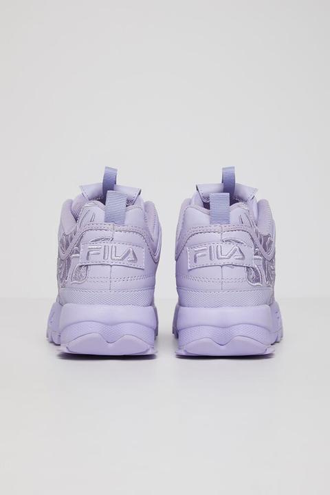 Fila disruptor 2025 2 purple embroidery