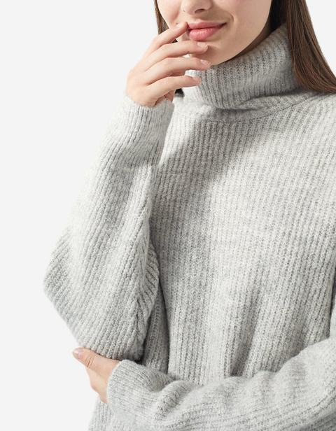 Tricot Oversize Grigio Melangiato