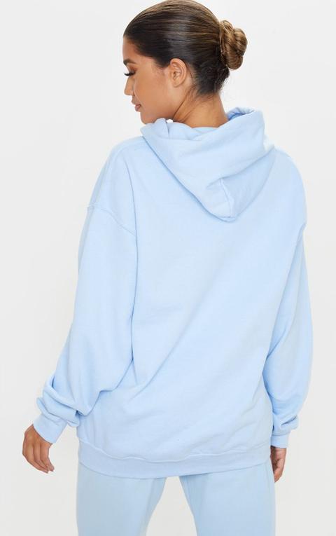 baby blue oversized hoodie