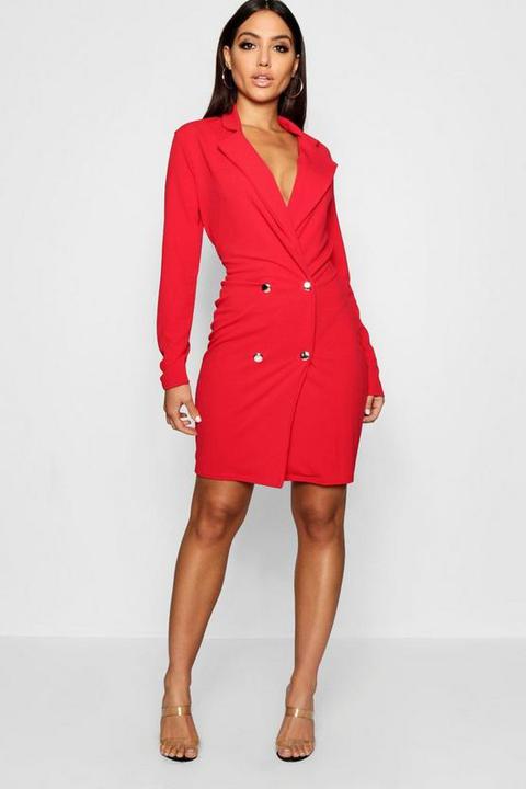 Vestido Americana, Rojo