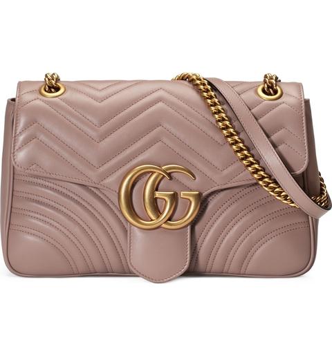 Medium Gg Marmont 2.0 Matelassé Leather Shoulder Bag