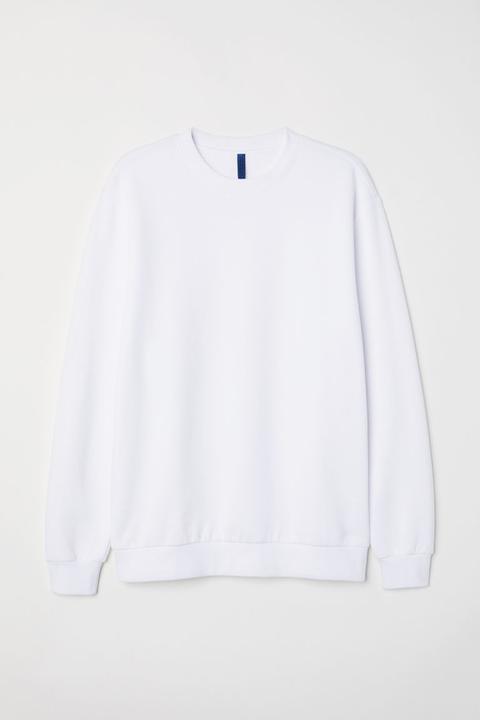 Sudadera Oversize - Blanco