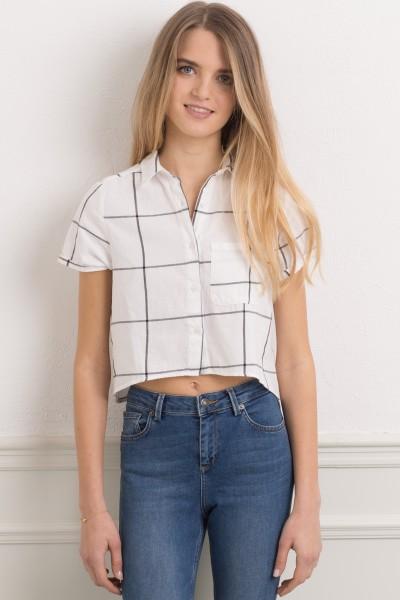 Crop Pocket Shirt