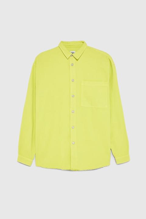 Camicia Denim Fluo