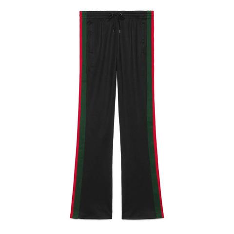 Pantalone Flare In Jersey Tecnico