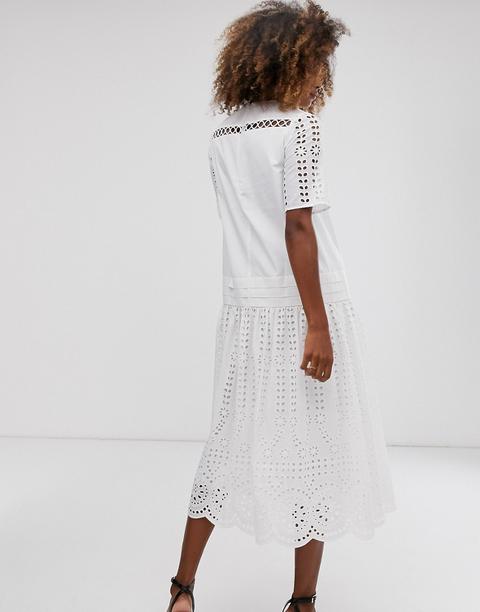 smock dress with belt