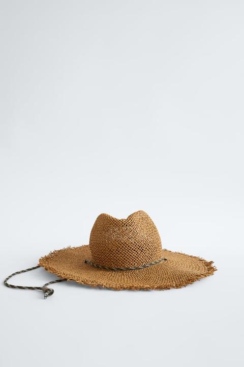 Sombrero Trenzado Cordón