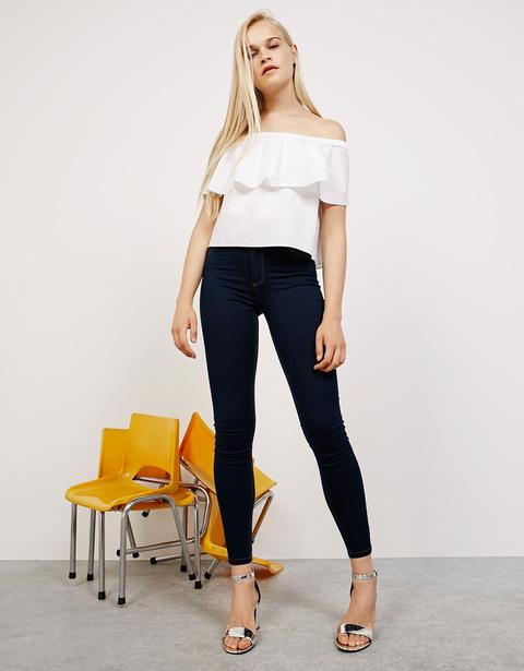 Jeans Super Skinny Elástico Regular Waist - Jeans - Bershka España