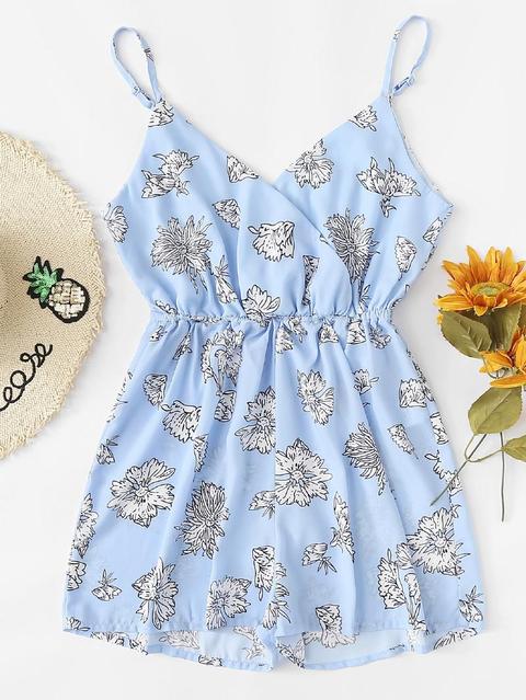 Pagliaccetto Cami Con Stampa Floreale