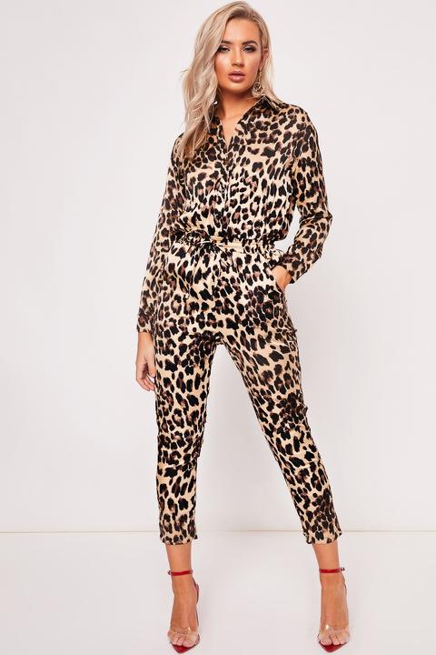 Emma Leopard Print Jumpsuit